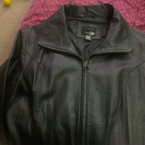 East 5th Black Leather Jacket
